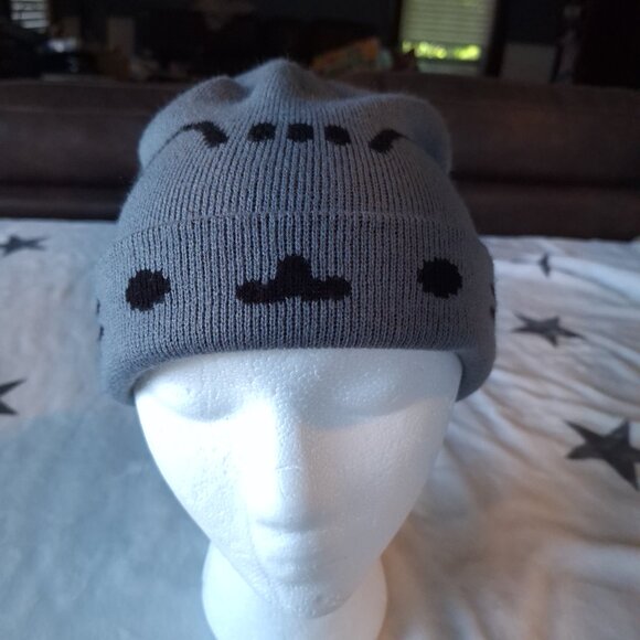 Pusheen Box 2023 Exclusive Cat Cuff‎ Knit Beanie Gray One Size Culturefly Kitty - Picture 6 of 7